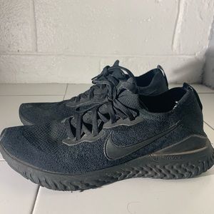 nike react sneakers size 10 black